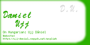 daniel ujj business card